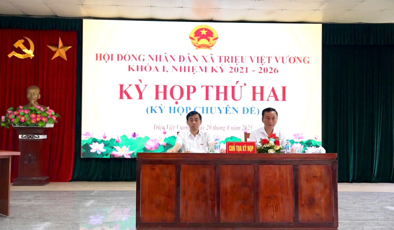 HỘI ĐỒNG NHÂN DÂN XÃ TRIỆU VIỆT VƯƠNG KHOÁ I, KỲ HỌP THỨ 2, NHIỆM KỲ 2021-2026