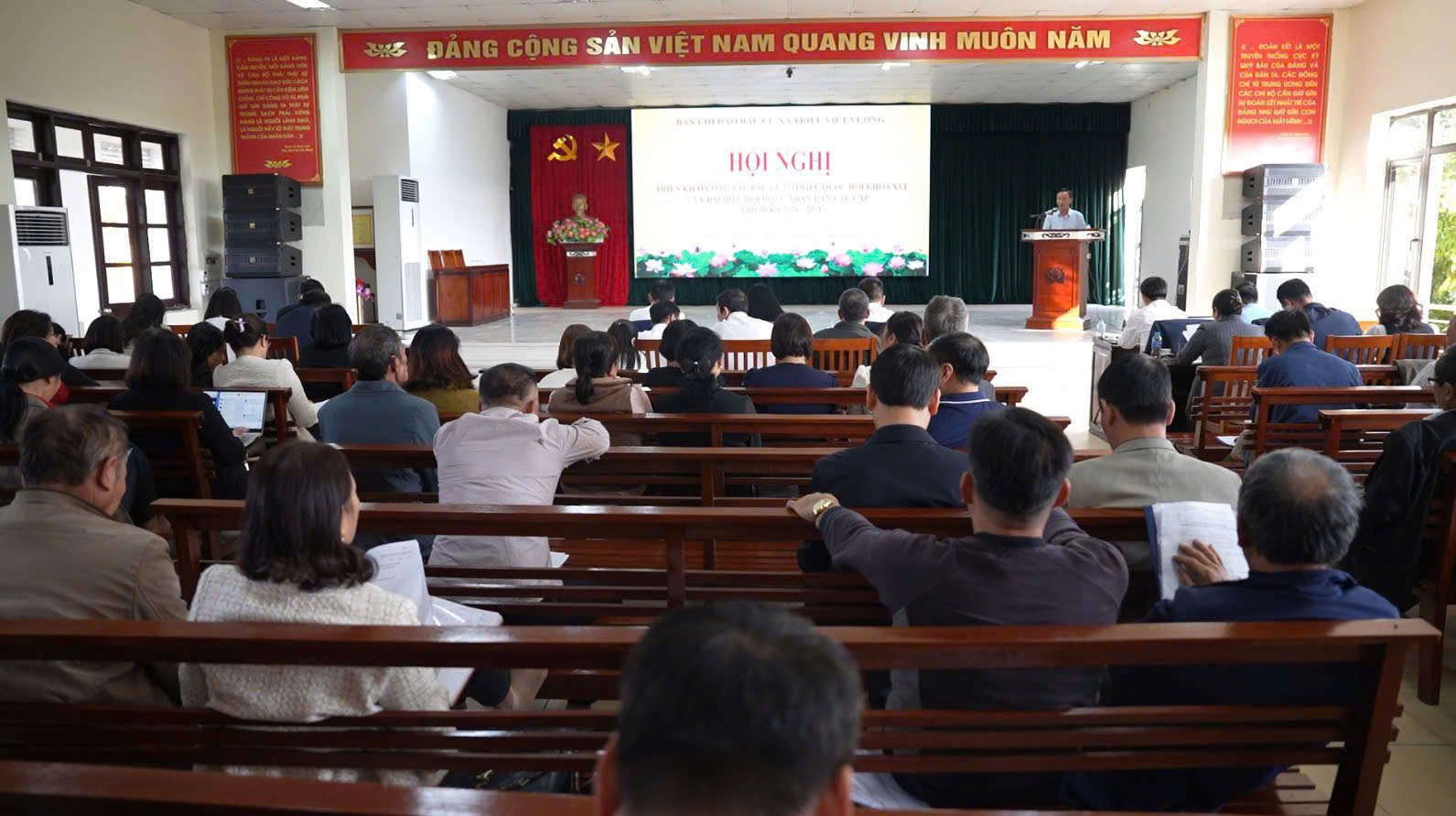 XÃ TRIỆU VIỆT VƯƠNG TỔ CHỨC HỘI NGHỊ TRIỂN KHAI CÔNG TÁC BẦU CỬ ĐẠI BIỂU QUỐC HỘI KHÓA XVI VÀ ĐẠI BIỂU HĐND CÁC CẤP NHIỆM KỲ 2026-2031