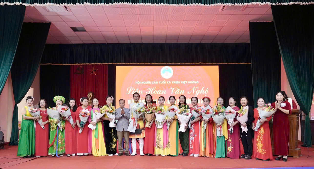HỘI NGƯỜI CAO TUỔI XÃ TRIỆU VIỆT VƯƠNG TỔ CHỨC LIÊN HOAN VĂN NGHỆ MỪNG ĐẢNG QUANG VINH, MỪNG XUÂN BÍNH NGỌ 2026