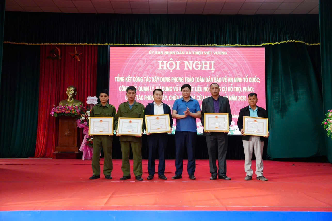 XÃ TRIỆU VIỆT VƯƠNG TỔNG KẾT PHONG TRÀO TOÀN DÂN BẢO VỆ AN NINH TỔ QUỐC NĂM 2025, TRIỂN KHAI NHIỆM VỤ NĂM 2026