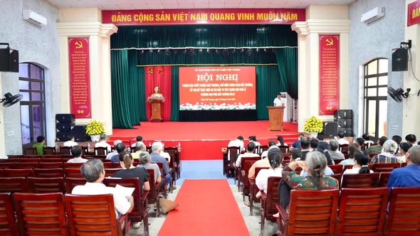 XÃ TRIỆU VIỆT VƯƠNG THÔNG BÁO CHỦ TRƯƠNG ĐẦU TƯ, PHỔ BIẾN CHÍNH SÁCH BỒI THƯỜNG, HỖ TRỢ DỰ ÁN KHU NHÀ Ở THƯƠNG MẠI PHÍA BẮC ĐƯỜNG DH.57