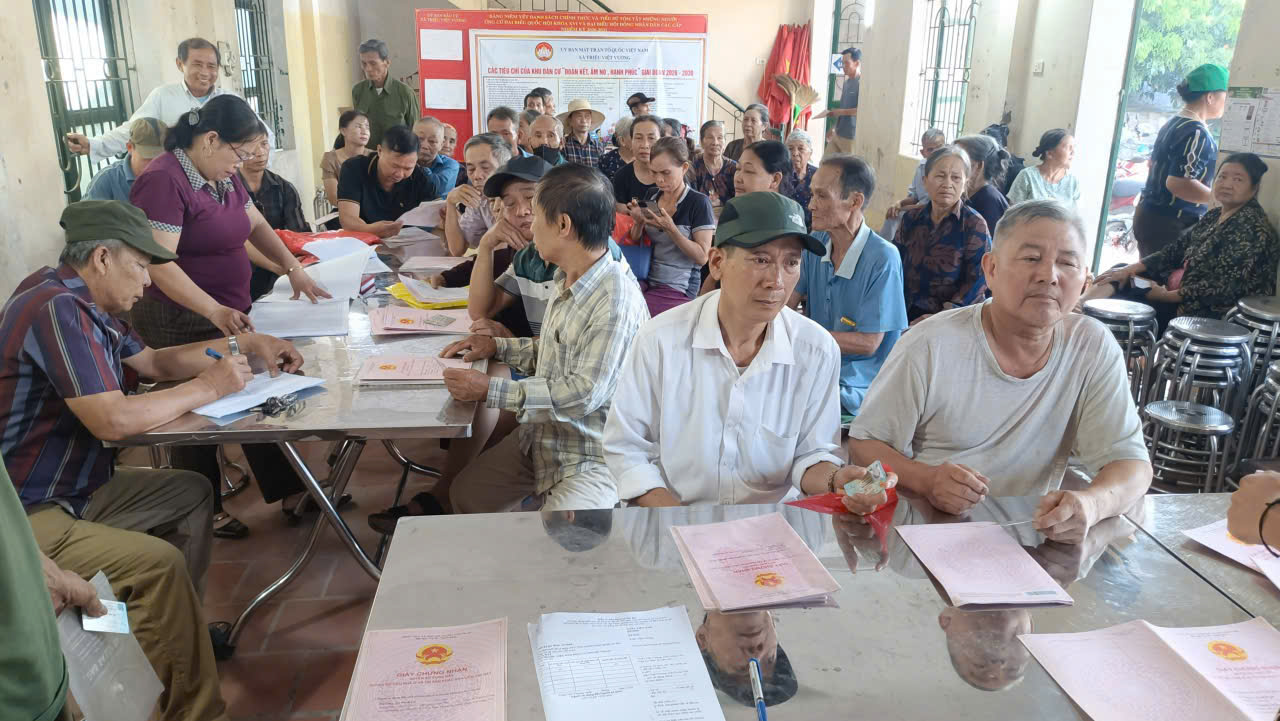 XÃ TRIỆU VIỆT VƯƠNG TÍCH CỰC RA QUÂN LÀM SẠCH DỮ LIỆU ĐẤT ĐAI