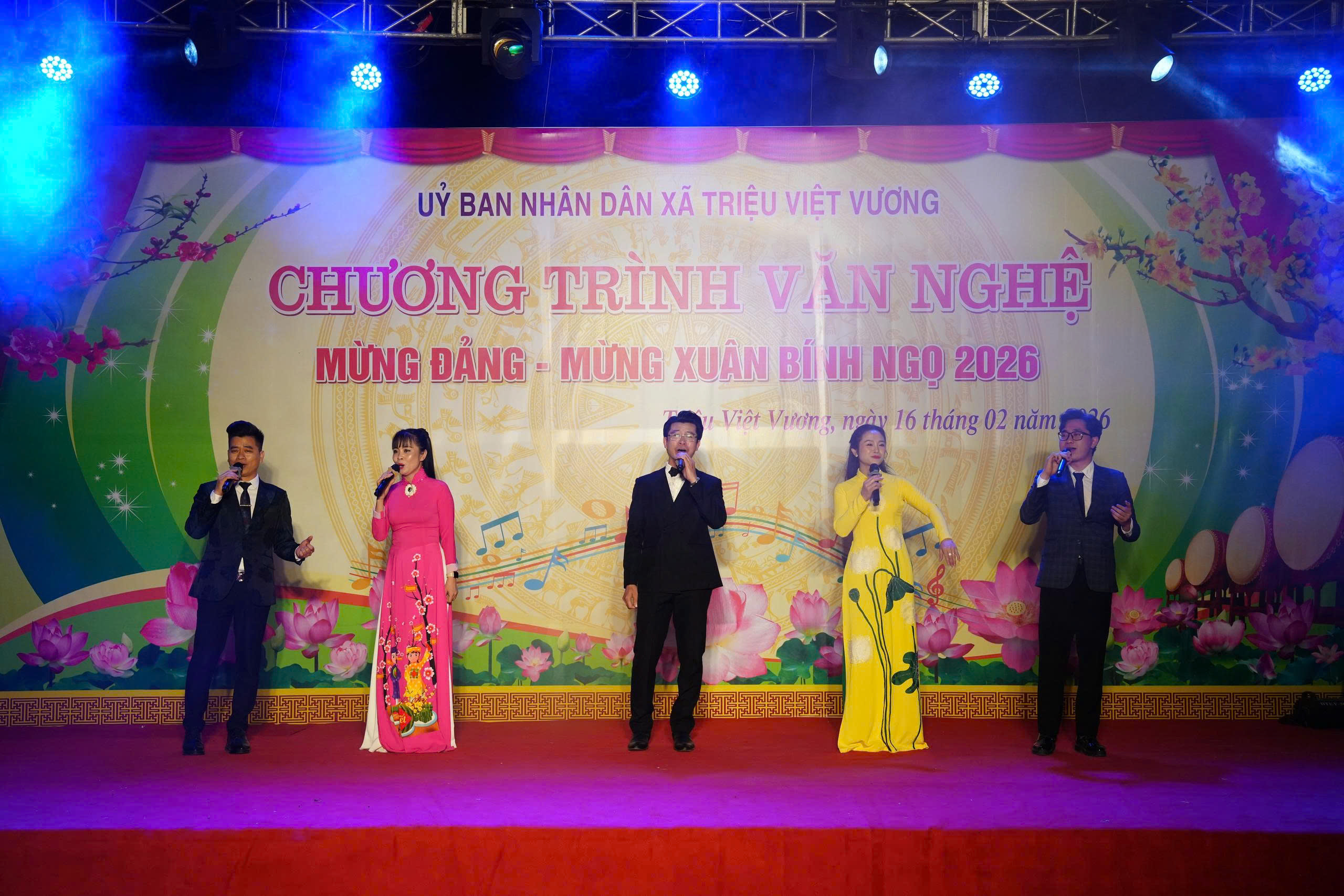 XÃ TRIỆU VIỆT VƯƠNG TỔ CHỨC CHƯƠNG TRÌNH VĂN NGHỆ MỪNG ĐẢNG – MỪNG XUÂN VÀ BẮN PHÁO HOA CHÀO ĐÓN NĂM MỚI BÍNH NGỌ 2026
