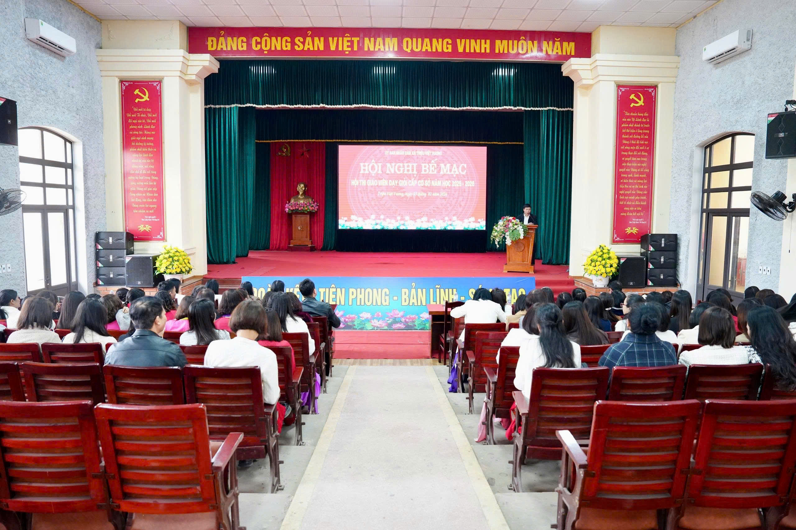 BẾ MẠC HỘI THI GIÁO VIÊN DẠY GIỎI CẤP XÃ TRIỆU VIỆT VƯƠNG NĂM HỌC 2025–2026
