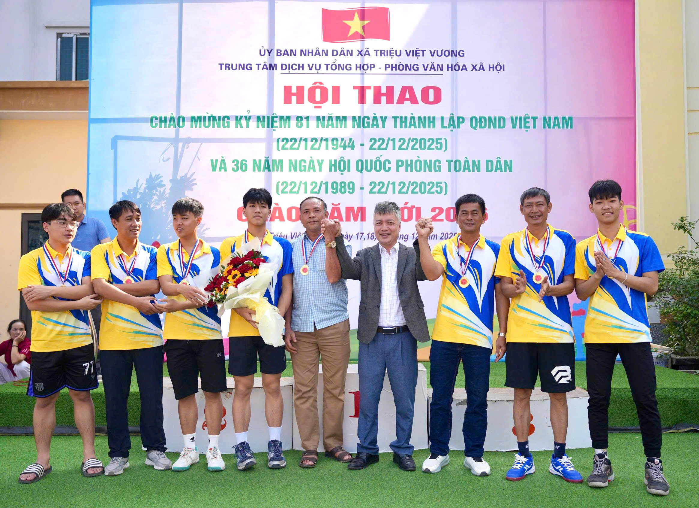 BẾ MẠC HỘI THAO XÃ TRIỆU VIỆT VƯƠNG NĂM 2025