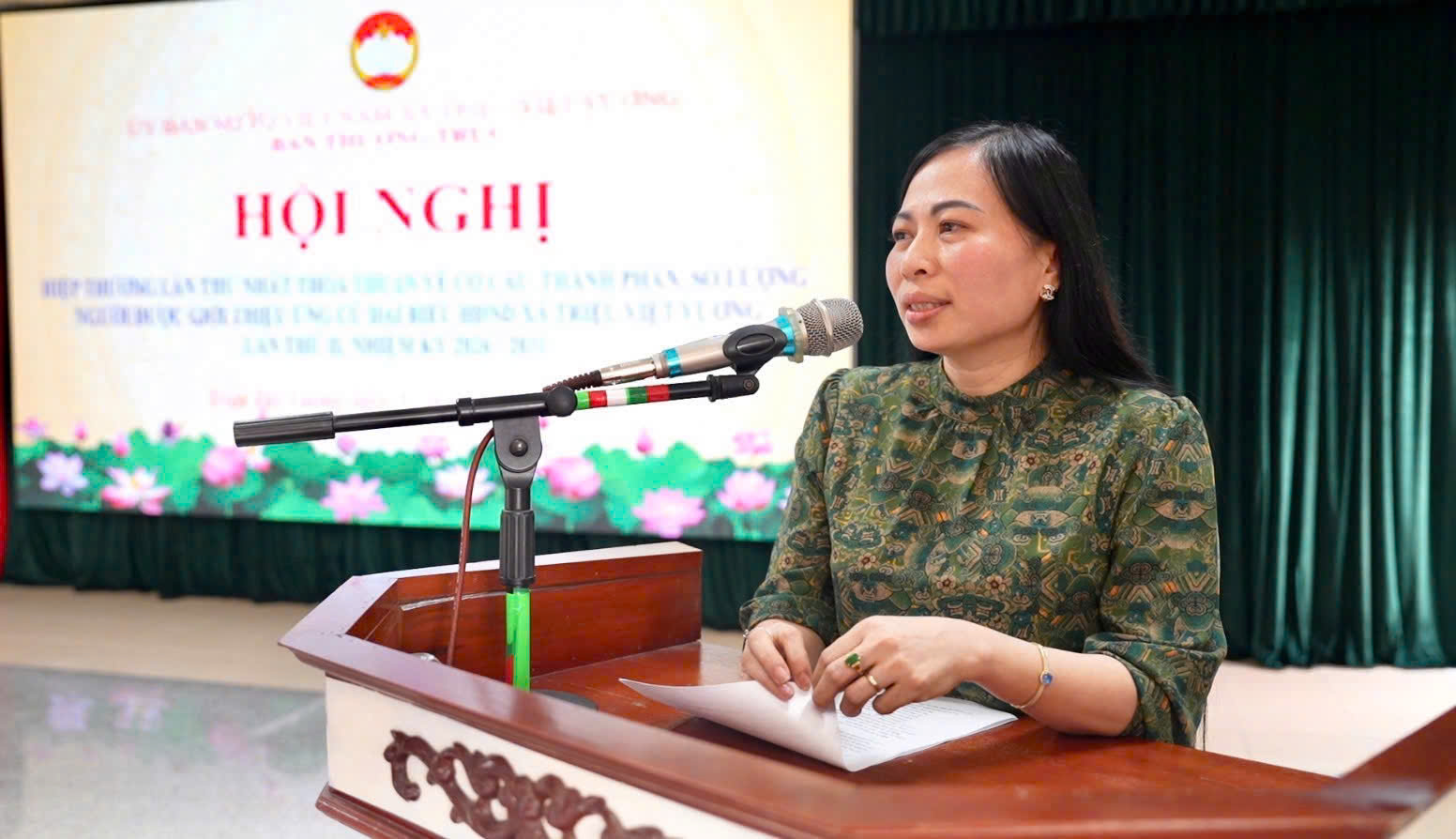 ỦY BAN MTTQ VIỆT NAM XÃ TRIỆU VIỆT VƯƠNG TỔ CHỨC HỘI NGHỊ HIỆP THƯƠNG LẦN THỨ NHẤT