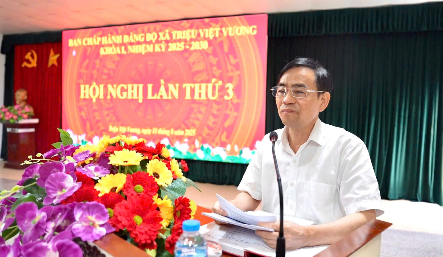 HỘI NGHỊ LẦN THỨ 3 BAN CHẤP HÀNH ĐẢNG BỘ XÃ TRIỆU VIỆT VƯƠNG