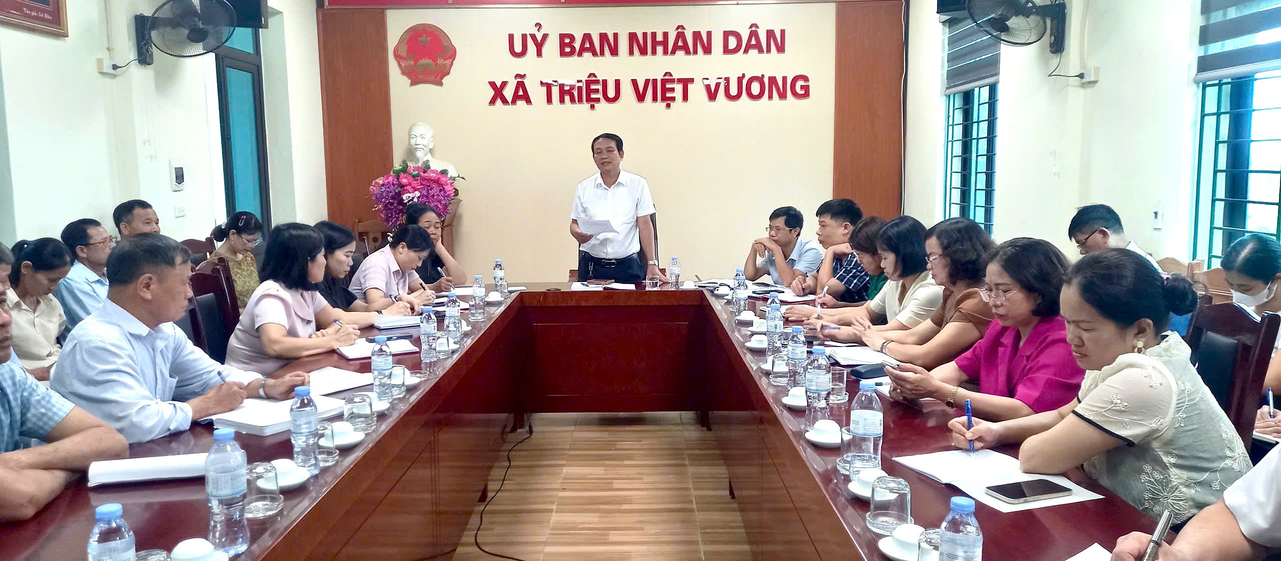 Xã Triệu Việt Vương tổ chức hội nghị triển khai công tác phổ cập, giáo dục, xóa mù chữ năm 2025