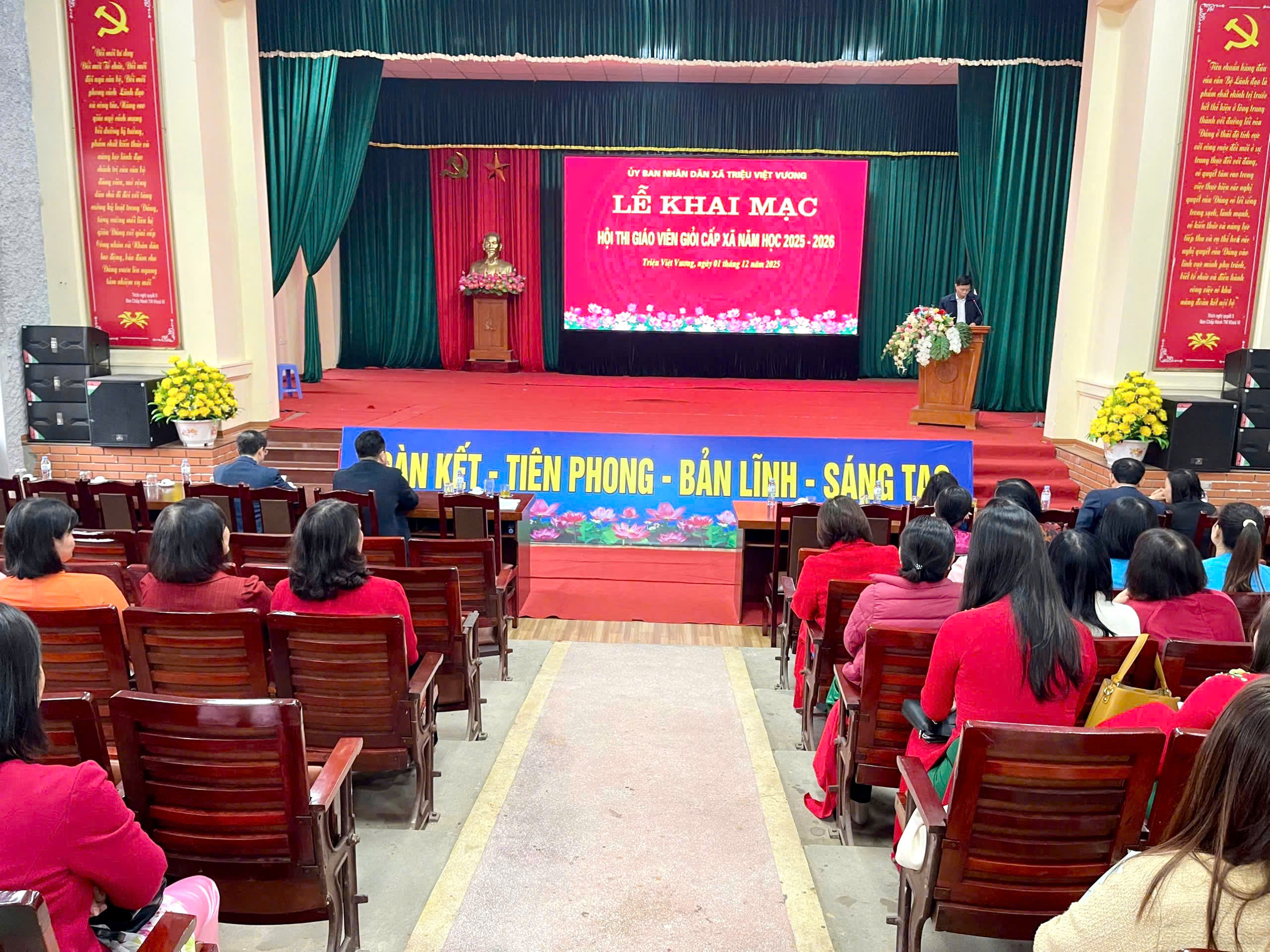 XÃ TRIỆU VIỆT VƯƠNG KHAI MẠC HỘI THI GIÁO VIÊN DẠY GIỎI CẤP XÃ NĂM HỌC 2025–2026