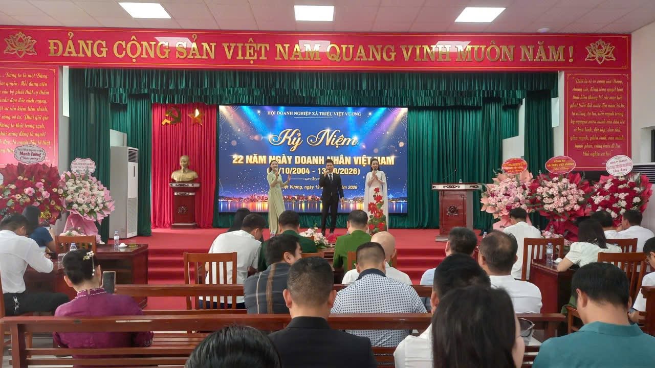 XÃ TRIỆU VIỆT VƯƠNG GẶP MẶT KỶ NIỆM NGÀY DOANH NHÂN VIỆT NAM 13/10