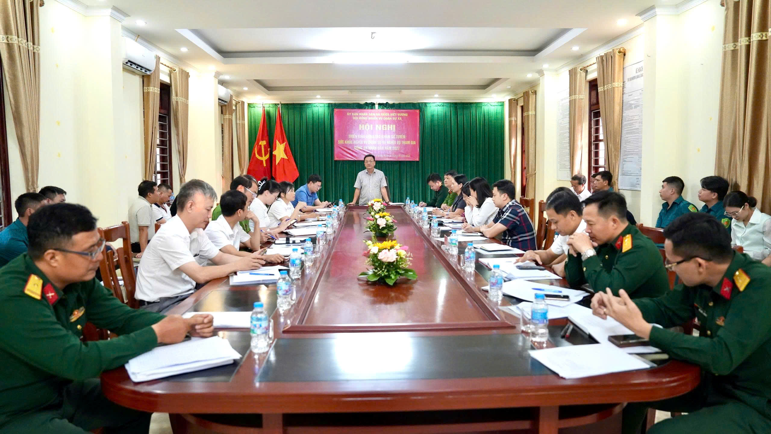 XÃ TRIỆU VIỆT VƯƠNG TRIỂN KHAI CÔNG TÁC KHÁM SƠ TUYỂN SỨC KHỎE NGHĨA VỤ QUÂN SỰ NĂM 2027