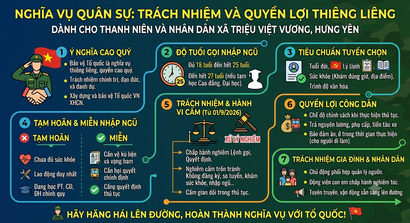 Tuyên truyền luật nghĩa vụ quân sự